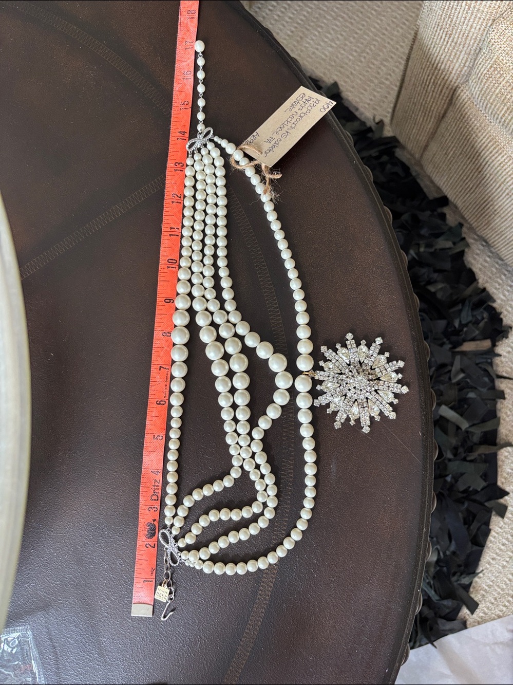 Made in the Deep South Chain Pearl Statement Necklace - Picture 9 of 9